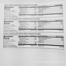 Etiqueta de alimentos Fda de impressão de material em papel